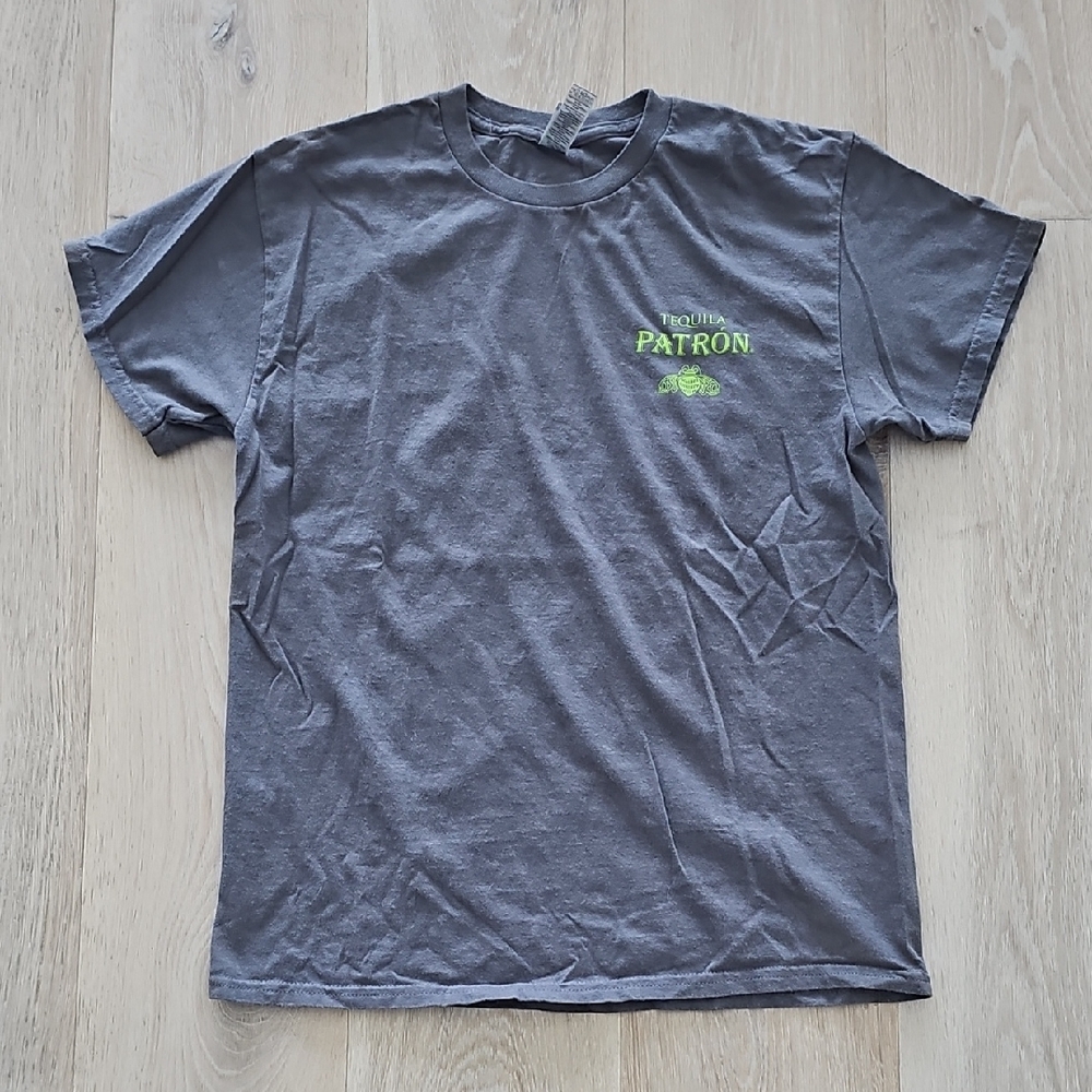 Patron Tequila Short Sleeve Tee Classic Crew Neck